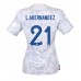 Cheap France Lucas Hernandez #21 Away Football Shirt Women World Cup 2022 Short Sleeve